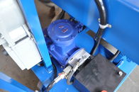 Explosionproof 3m χειρωνακτικός ανελκυστήρας ψαλιδιού ώθησης κινητός σε μπλε εύκολη λειτουργία χρώματος
