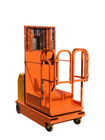 Ηλεκτρική εναέρια συλλεκτική μηχανή 300kg 3300mm διαταγής αυτοπροωθούμενος που τροφοδοτείται στο πορτοκάλι
