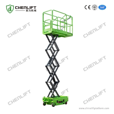 Συγκινητικό και με κινητήρα Mini Scissor Lift με ύψος πλατφόρμας 3,9m και φορτίο 240kg για απόδοση