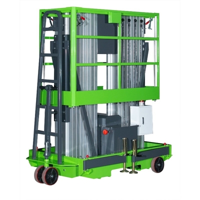 14 200kg φορτίων χωρητικότητας κάθετης ανύψωσης πλατφορμών διπλής μέτρα ώθησης ιστών χειρωνακτικής