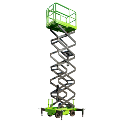 9m 300kg Four Wheel Self Propelled Hydraulic Platform Mobile Scissor Lift Table