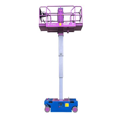DC24V 100AH Oil Free Full Electric Vertical Lift Self Propelled