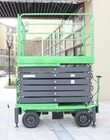 12 κινητής ψαλιδιού ανελκυστήρων 1000Kg μέτρα ικανότητας φόρτωσης για την εργασία στο ύψος