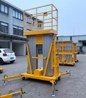 10 αργιλίου εναέριων εργασίας πλατφορμών διπλών μέτρα ανελκυστήρων ιστών κάθετων