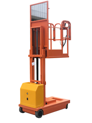 4.5m Battery Powered Full Electric Order Picker Lift Truck Self Propelled