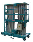 Ρυμούλκηση της υδραυλικής ανελκυστήρων διπλής πλατφόρμας 12m εργασίας ιστών εναέριας και φόρτωση 200Kg