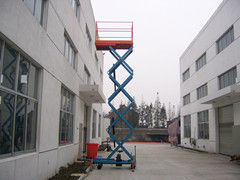 6 meters height Extension mobile hydraulic scissor lift with motorized device loading capacity at 1000Kg