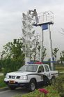 200Kg και 9m διπλός τύπος πλατφορμών εργασίας ιστών εναέριος φορτηγό-που τοποθετούνται και αργίλιο