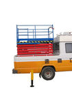 450Kg τοποθετημένος ανελκυστήρας 7.5M ψαλιδιού ικανότητας φόρτωσης φορτηγό ύψος ανύψωσης