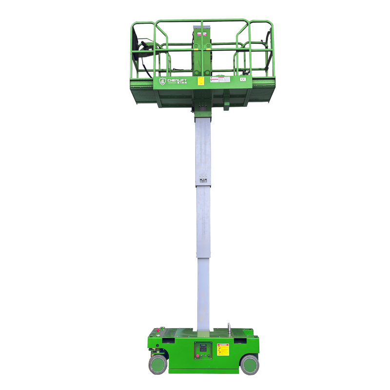 DC24V 100AH Oil Free Full Electric Vertical Lift Self Propelled