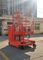 Self Propelled Aerial Work Platform Vertical Lift 7.5m 200Kg Loading Capacity With 2 Masts